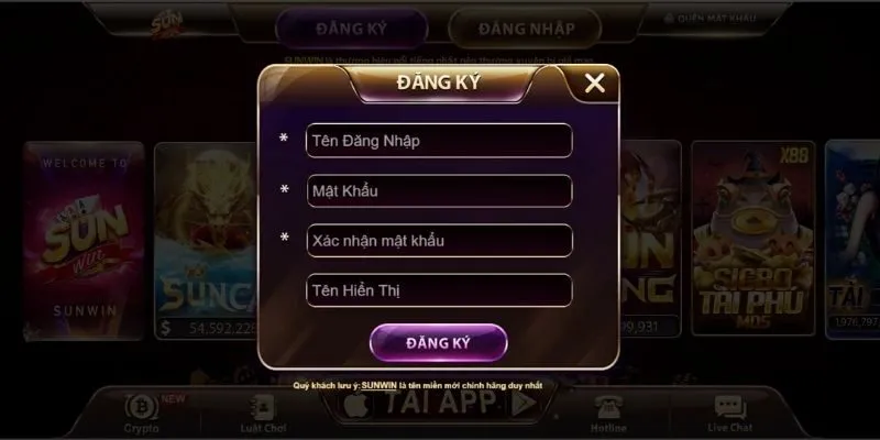 Một số lưu ý khi đăng ký Sunwin nhanh chóng